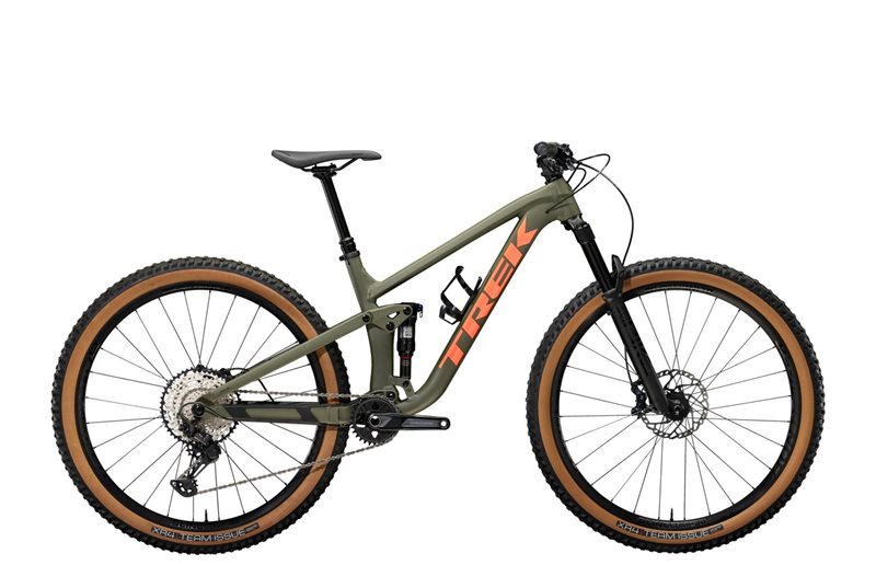 Trek Full Dempet MTB Top Fuel 8 Matte Olive Grey