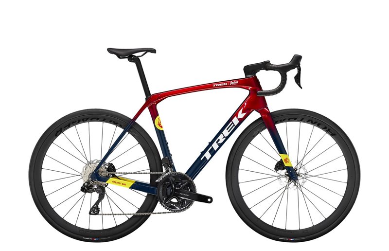 Trek Racer Komfort Domane Slr 6 Gen 4 Metallic Red Smoke til Blue Smoke Fa