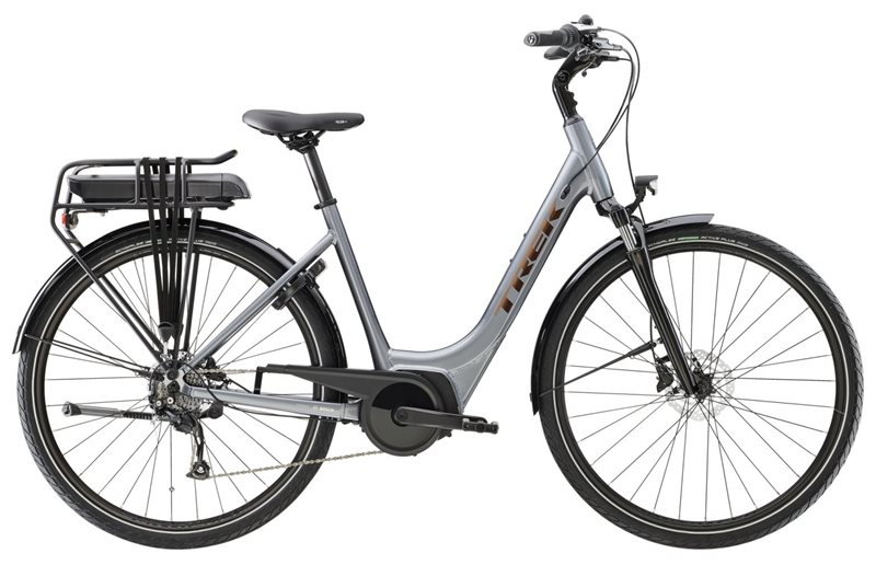 Trek Elsykkel Dame Verve+ 1 Lowstep 400Wh Galactic Grey