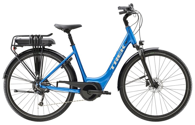 Trek Elsykkel for damer Verve+ 2 Lowstep 500wh Alpine Blue