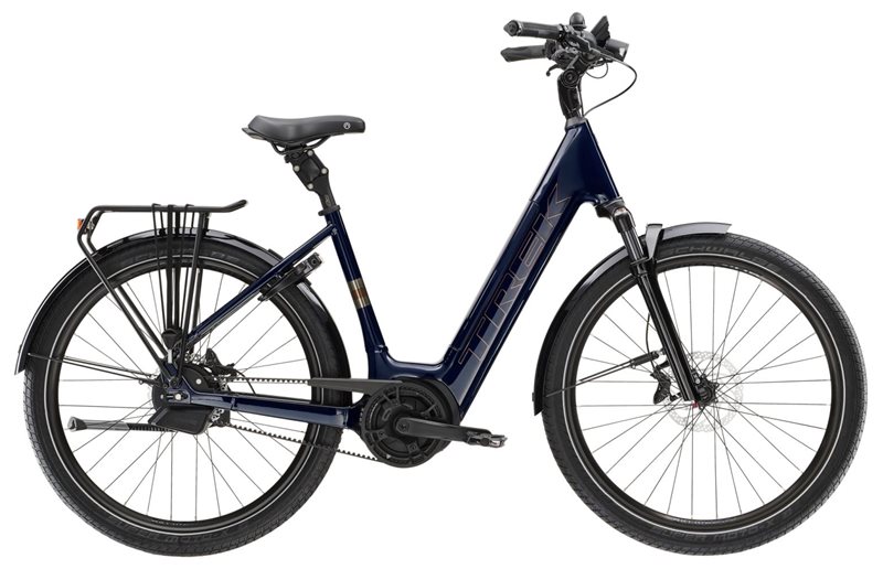 Trek Elsykkel for damer District+ 5 Lowstep 545wh Deep Dark Blue