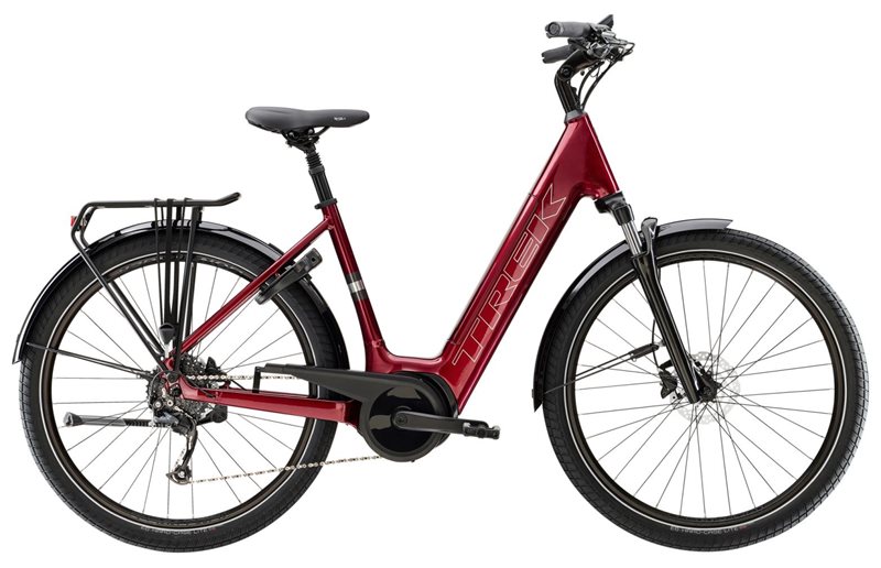 Trek Elsykkel Dame Verve+ 3 Lowstep 545wh Rage Red