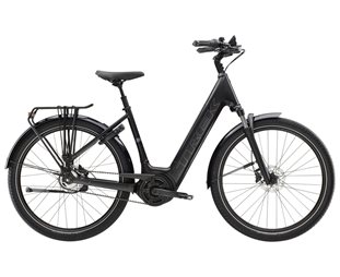 Trek Elcykel til kvinder District+ 4 Lowstep 545wh Trek Black Satin