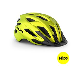 MET Cykelhjälm Crossover MIPS Lime Yellow