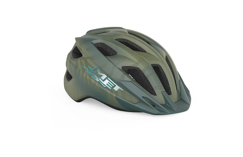 Lasten pyöräilykypärä MET Crackerjack Vihreä Matti