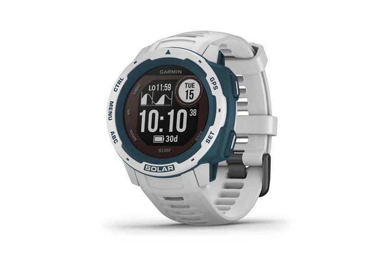 Urheilukello Garmin Instinct Solar GPS Surf Edition White