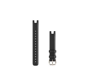 Garmin Ranneke Lily 14mm Italialainen nahka Musta/Kulta