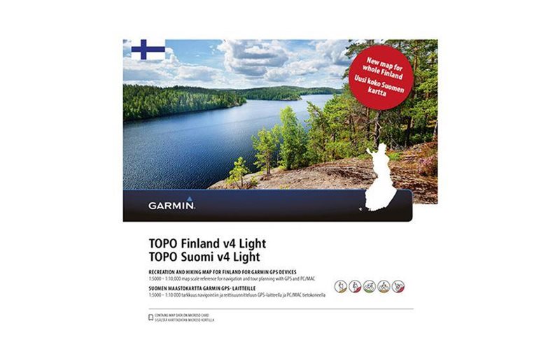 Garmin Topo Suomi V4 Light Garmin Microsd SD-kortti