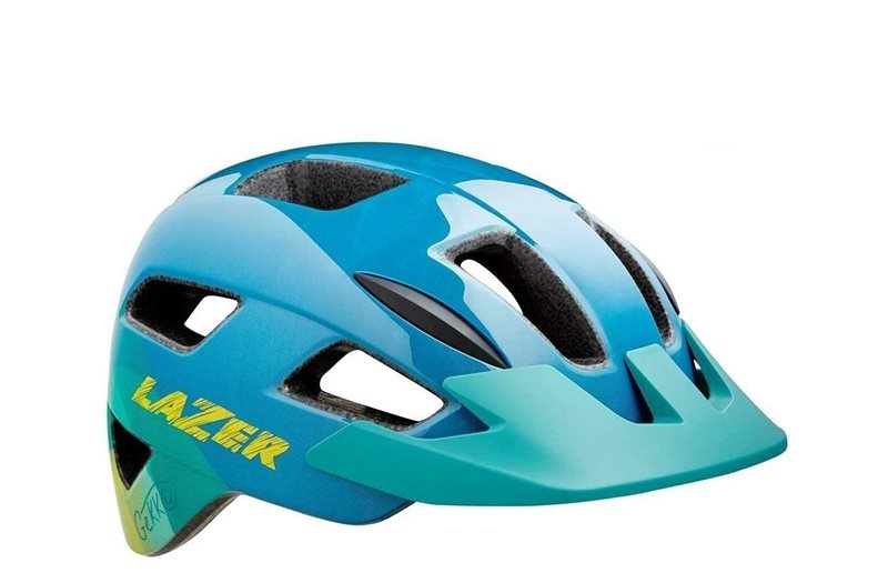 Lazer Sykkelhjelm for Barn Gekko Mips med Grønt Spenne Blue Yellow