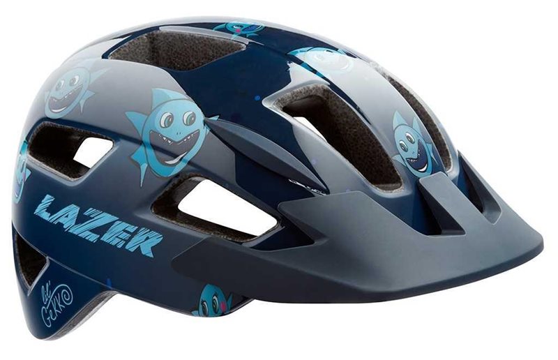 Lasten pyöräilykypärä Lazer Lil Gekko Sea Pony Mips Vihreällä Soljella Sharky