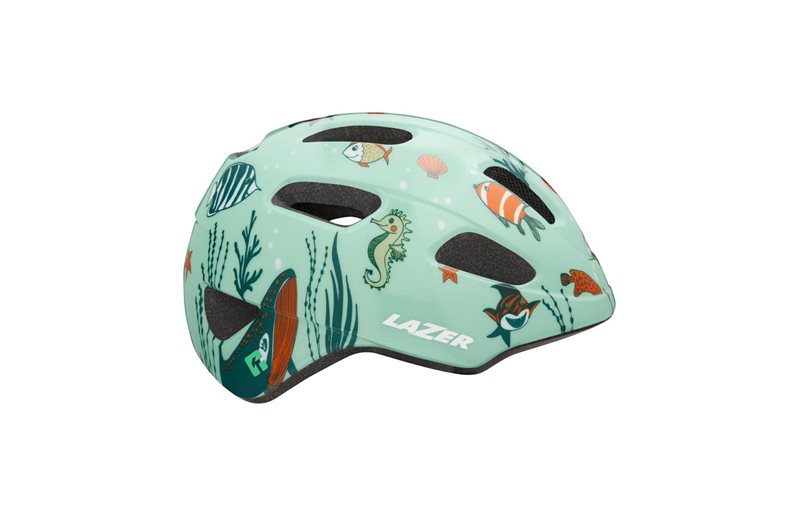 Lasten pyöräilykypärä Lazer Pnut Kc Green/Orange/White