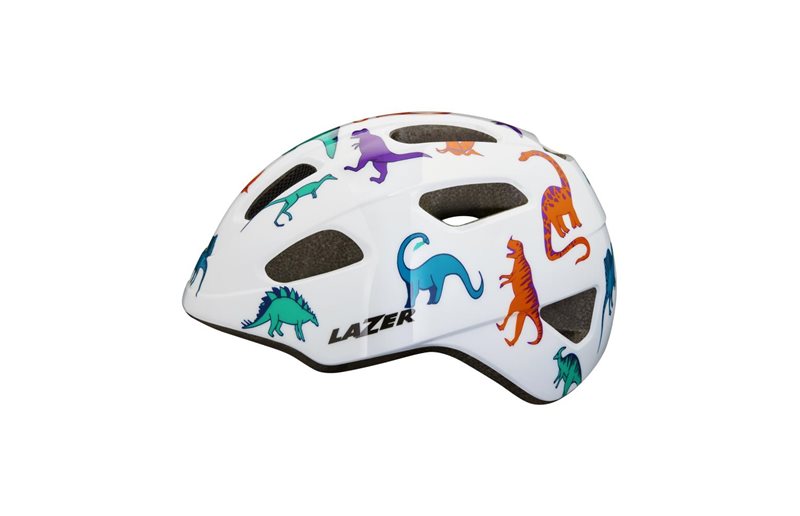 Lasten pyöräilykypärä Lazer Pnut Kc+Gr White/Green/Orange