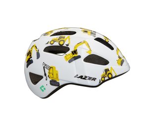 Lazer Cykelhjelm Pnut Kc+Gr Hvid/Orange/Grå