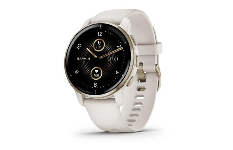Garmin Älykello Venu 2 Plus Ivory + Cream Gold, Ww/Emea/Anz