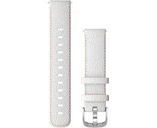 Garmin Ranneke Quick Release 18mm Valkoinen/Hopea