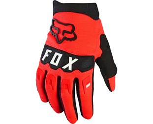 Fox Sykkelhansker Yth Dirtpaw Glove Fluorescent Red