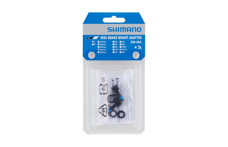 Shimano Adapter Disc Mount 203mm SM-MA-F203P/PL2