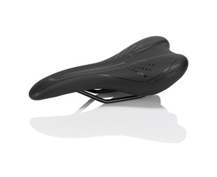 Sadel XLC SA-E17 166 mm dame sort