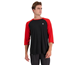 Mons Royale Pyöräilypaita Tarn Merino Shift Raglan 3/4 Retro Red / Black