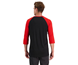 Mons Royale Pyöräilypaita Tarn Merino Shift Raglan 3/4 Retro Red / Black