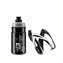 Flaskeholderkit Elite CEO Black Glossy +Bottle Jet 350ml Black Log Grey
