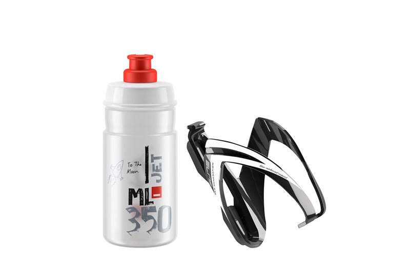 Pulloteline Elite Flaska + Hållare Kit CEO Jet Flaska 350ml Clear/Red