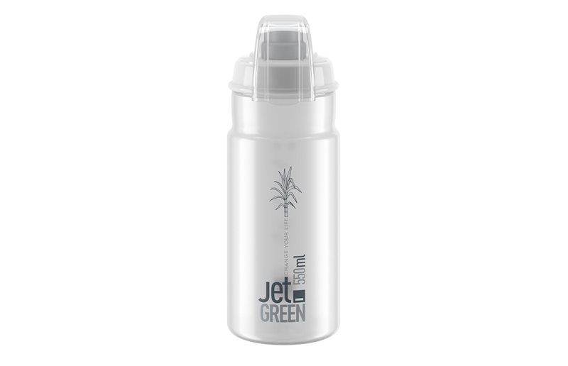 Elite Sykkelflaske Jet Green+ Plus Biologisk Nedbrytbar