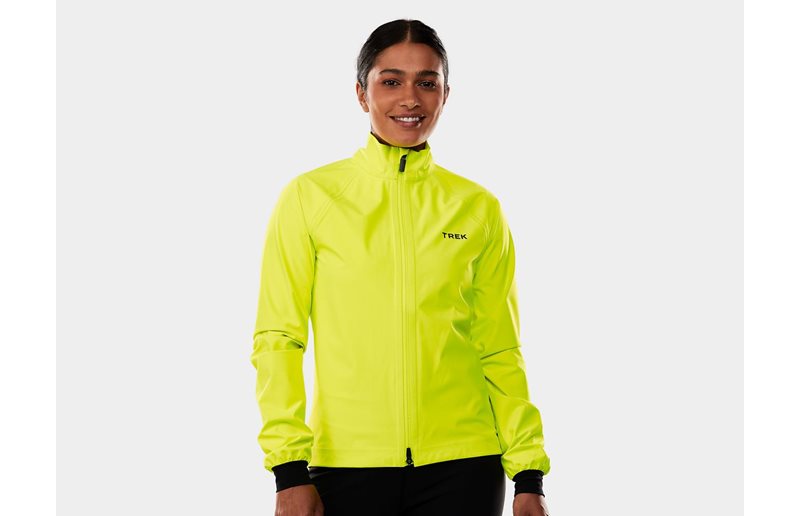 Trek Circuit Women'S Rain Cycling Jacket Radioactive Yellow