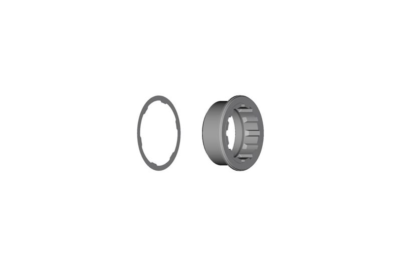 Kasetin lukkorengas SHIMANO Lock Ring With Spacer for XT/SLX CS-M8100/M7100
