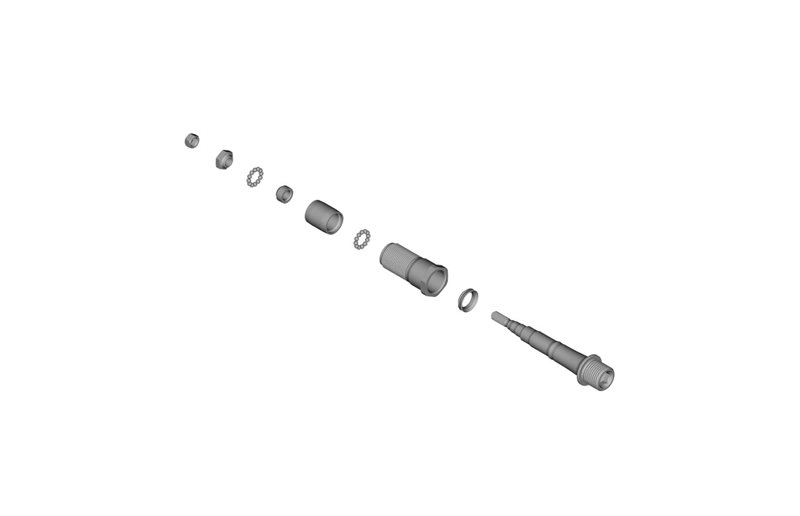 Polkimen akseli Shimano Pedal Axle Left For Ultrega R8000