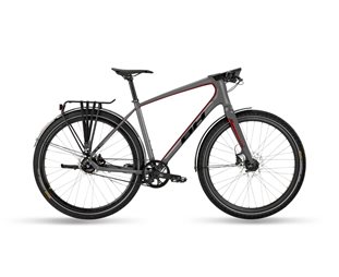 BH Maantie/hybridipyörä Oxford Pro Hopea-Musta-Punainen