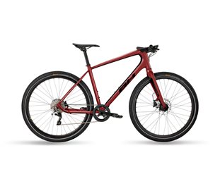 BH Maantie/hybridipyörä Hopeatip Punainen-Musta-Punainen