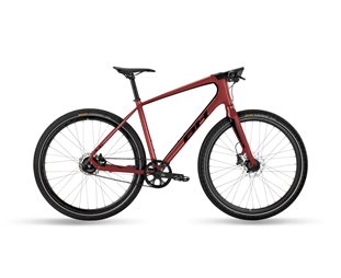 BH Maantie/hybridipyörä Hopeatip Pro Punainen-Musta-Punainen