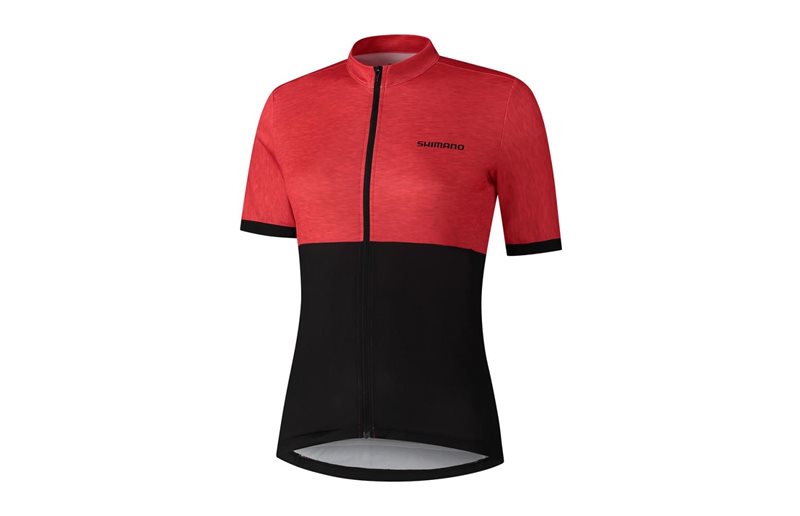 Shimano Naisten pyöräilypaita Element SS Red