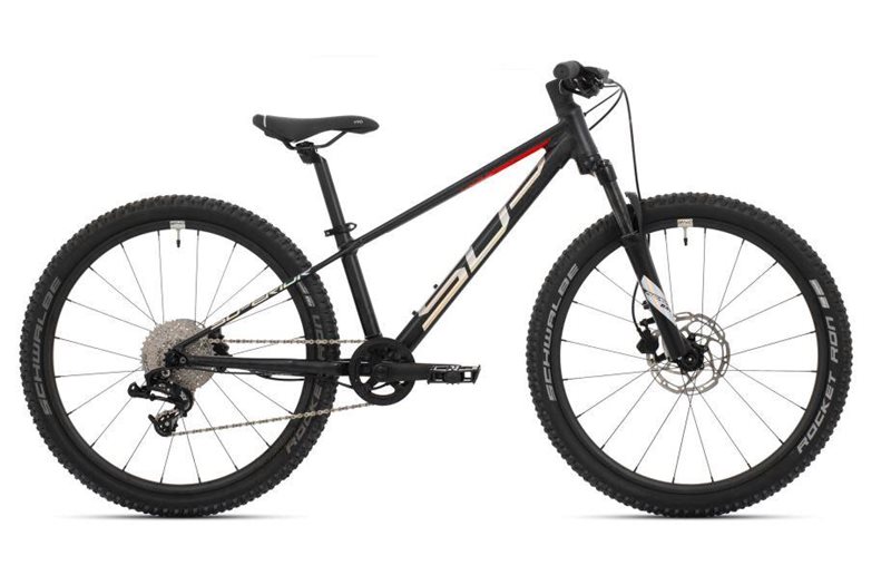 Lasten polkupyörä Superior Team 24_23 Matta Musta