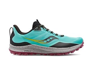 Saucony Löparskor Peregrine 12 Women Cool Mint/Acid