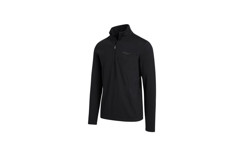 Saucony Löpartröja Solstice 1/4 Zip Men Black