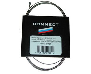 CONNECT Vaihdevaijeri 4mm Nippeli Campagnolo/SRAM/Shimano 1900x1,2mm