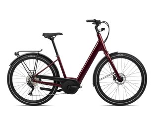 Naisten sähköpyörä Orbea Optima E40 Metallic Dark Red (Gloss)