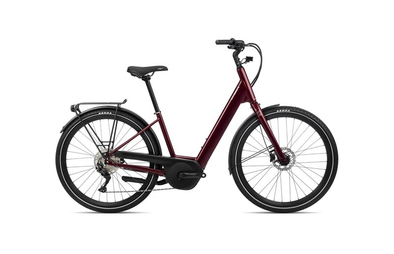 Naisten sähköpyörä Orbea Optima E40 Metallic Dark Red (Gloss)