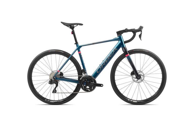 Maantie sähköpyörä Orbea Gain D30i Borealis Blue (Gloss) - Black (Matt)