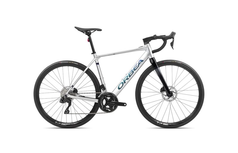 Maantie sähköpyörä Orbea Gain D30i Metallic Silver (Matt) - Black (Gloss)