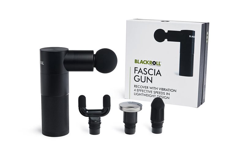 Hierontapistooli Fascia Gun Blackroll Musta
