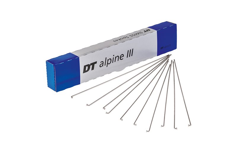 Pinna DT Swiss ALPINE III 1-KPL J-Kaari Pyöreä Hopea