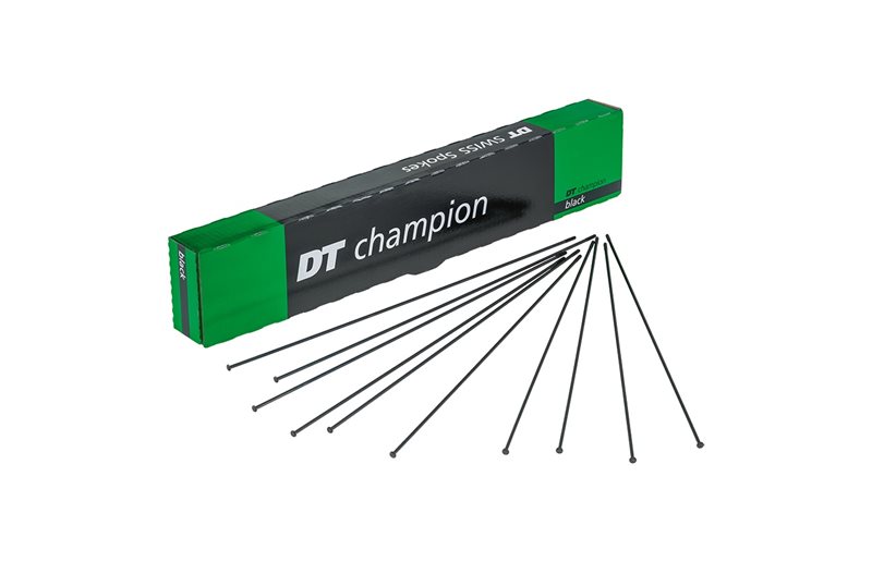 Pinna DT Swiss Champion 1kpl Straightpull Pyöreä Musta