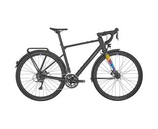 Gravel pyörä Bergamont Grandurance RD 3 Matta Flaky Musta