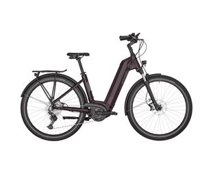 Naisten sähköpyörä Bergamont E-Horizon Unisex Expert 6 Wave Plum