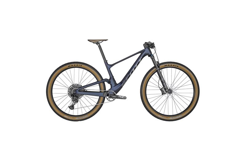Täysjousto maastopyörä Scott Spark RC Comp Dark Stellar Sininen