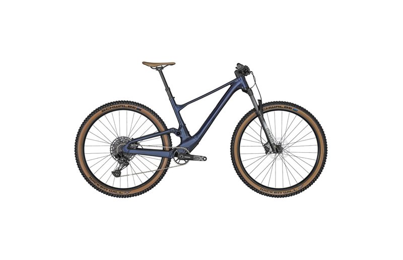 Täysjousto maastopyörä Scott Spark 970 Dark Stellar Sininen