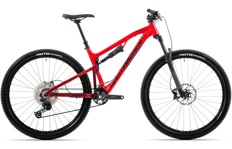 Täysjousto maastopyörä Rock Machine Blizzard XCM 30-29 Punainen/Musta